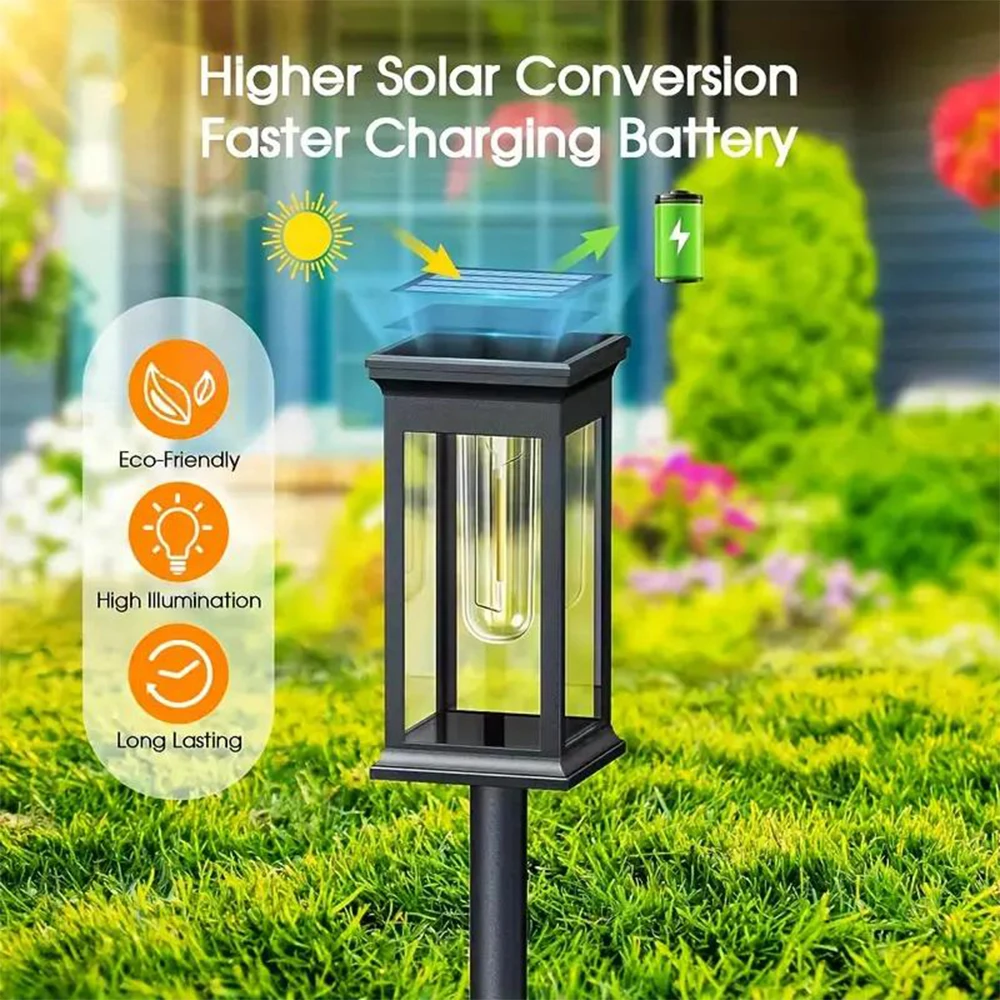 

Solar Pathway Lights Outdoor , Bright Solar Path Lights Outside Waterproof, Solar Walkway Lights Solar Powered Landscape Lights