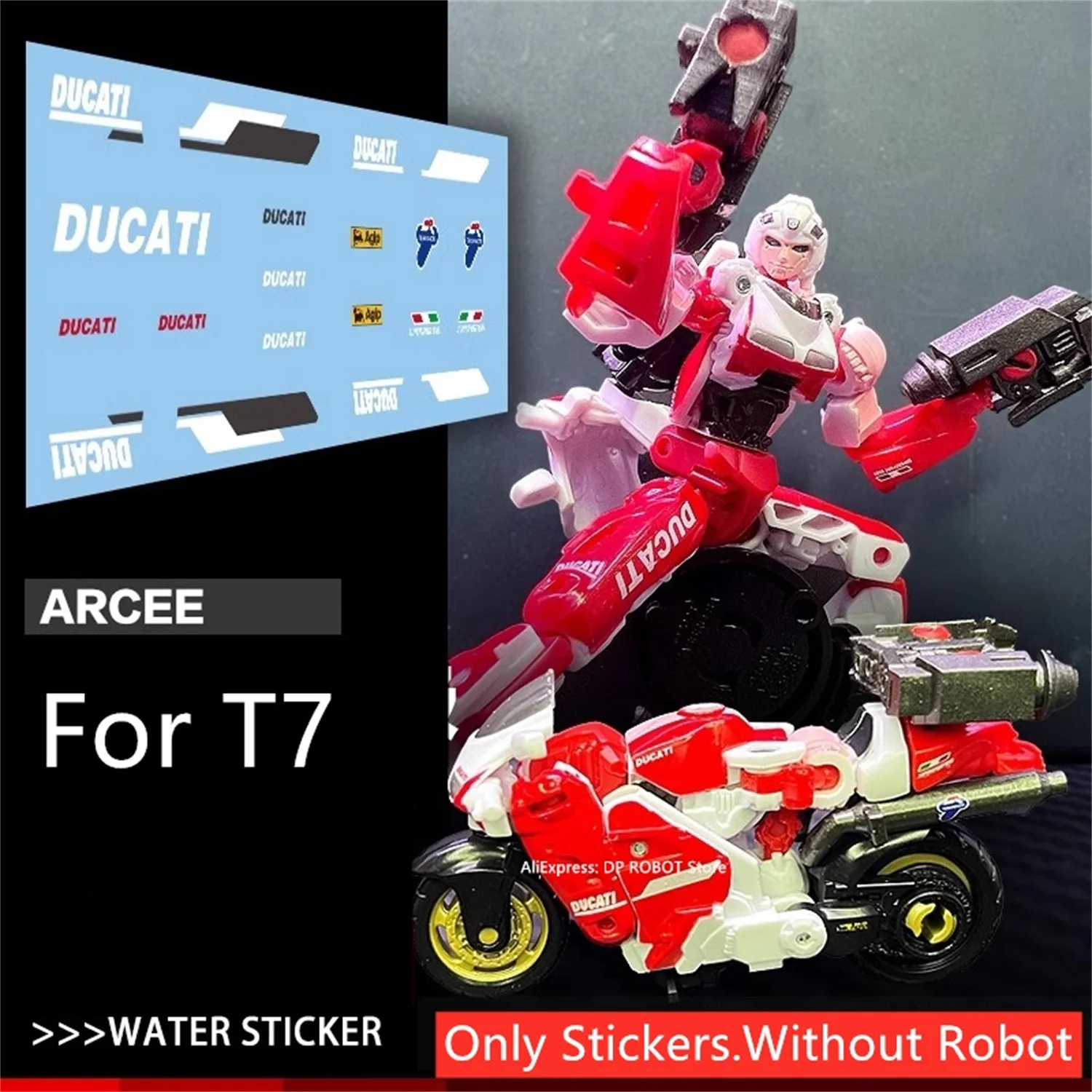 Water Sticker Upgrade Kit For Transformation SS Movie T7 Arcee Action Figure Accessories