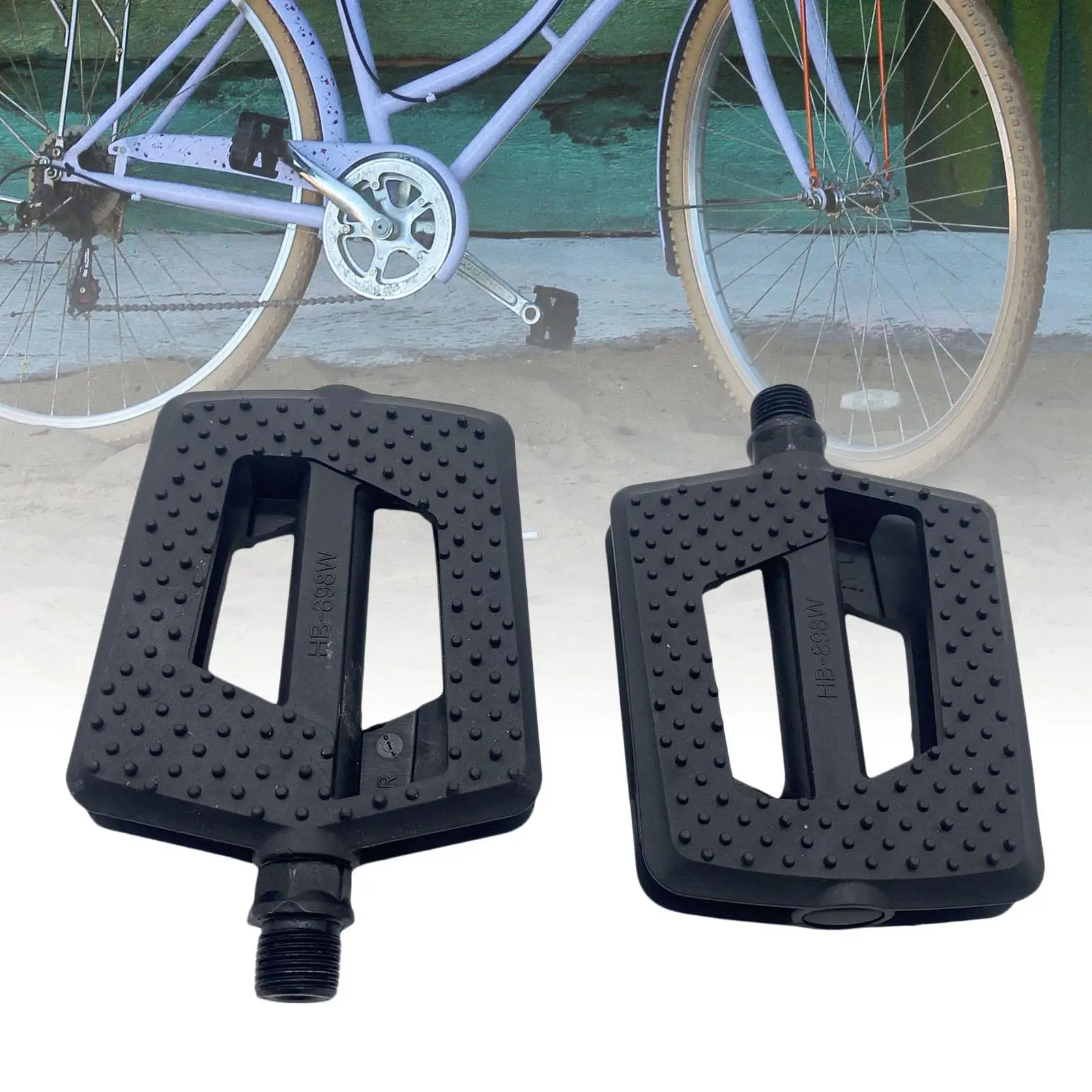 2x Bike Pedals Universal Cycling Parts for Commuting Road Bikes Traveling