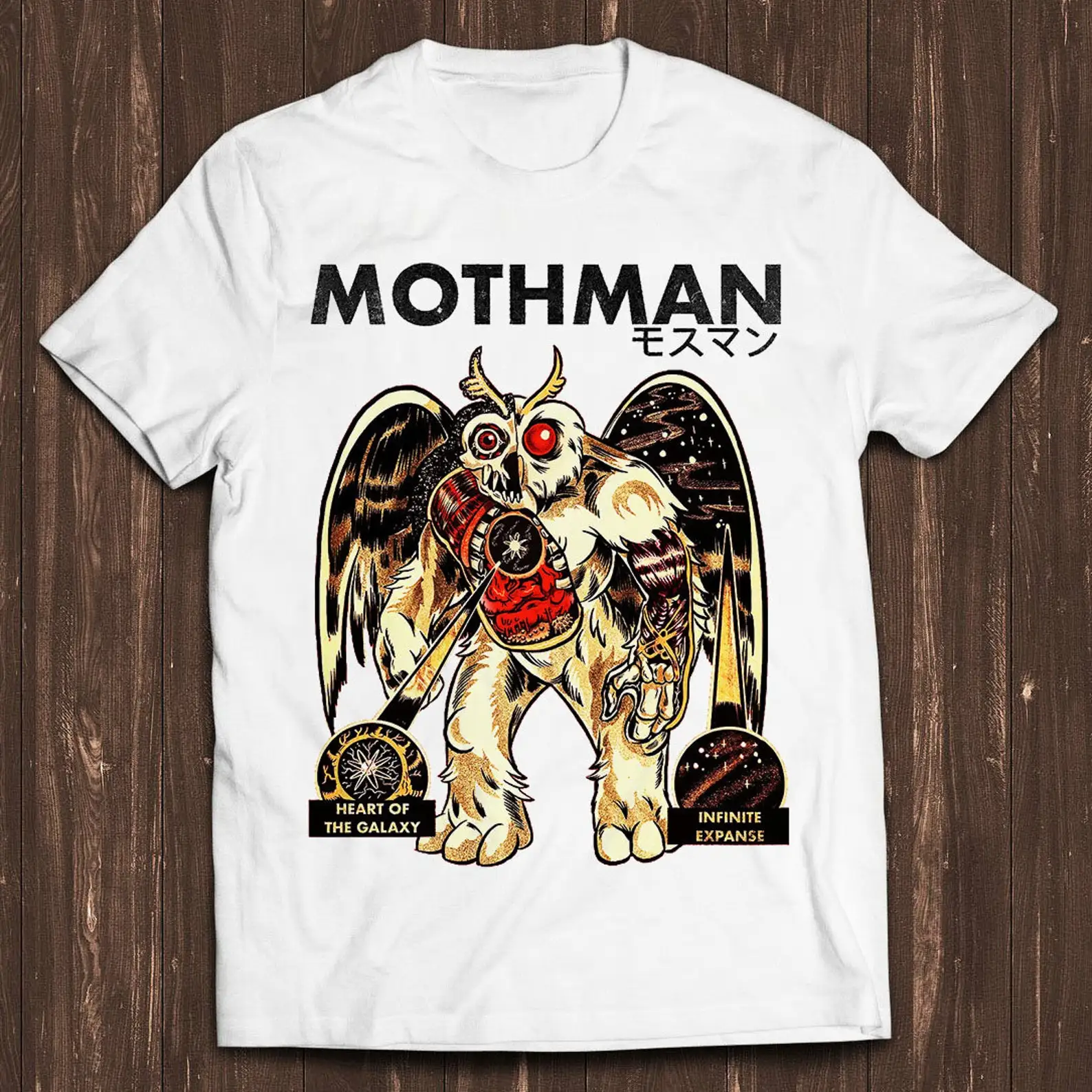 Mothman Japanese The Legend 80s Cl ic Retro Film Gamer Cult Meme Movie Music Cool Gift Tee T Shirt C1014