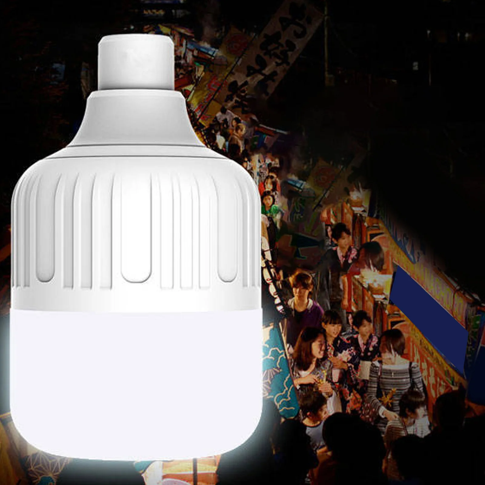 Portable Outdoor Camping Lights USB Rechargeable lamp LED Emergency Bulb Hook High Power Tents Lantern Night Lights Bulb