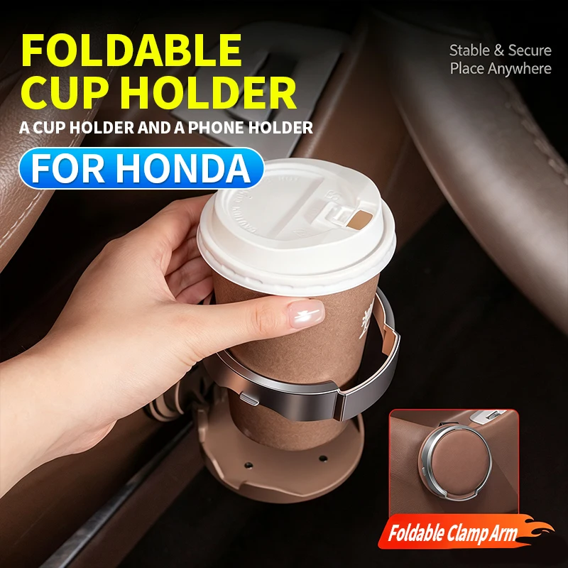 Multifunctional car door cup holder for Honda CR-V Civic Accord HR-V Fit/Jazz Odyssey Z-RV universal car interior accessories