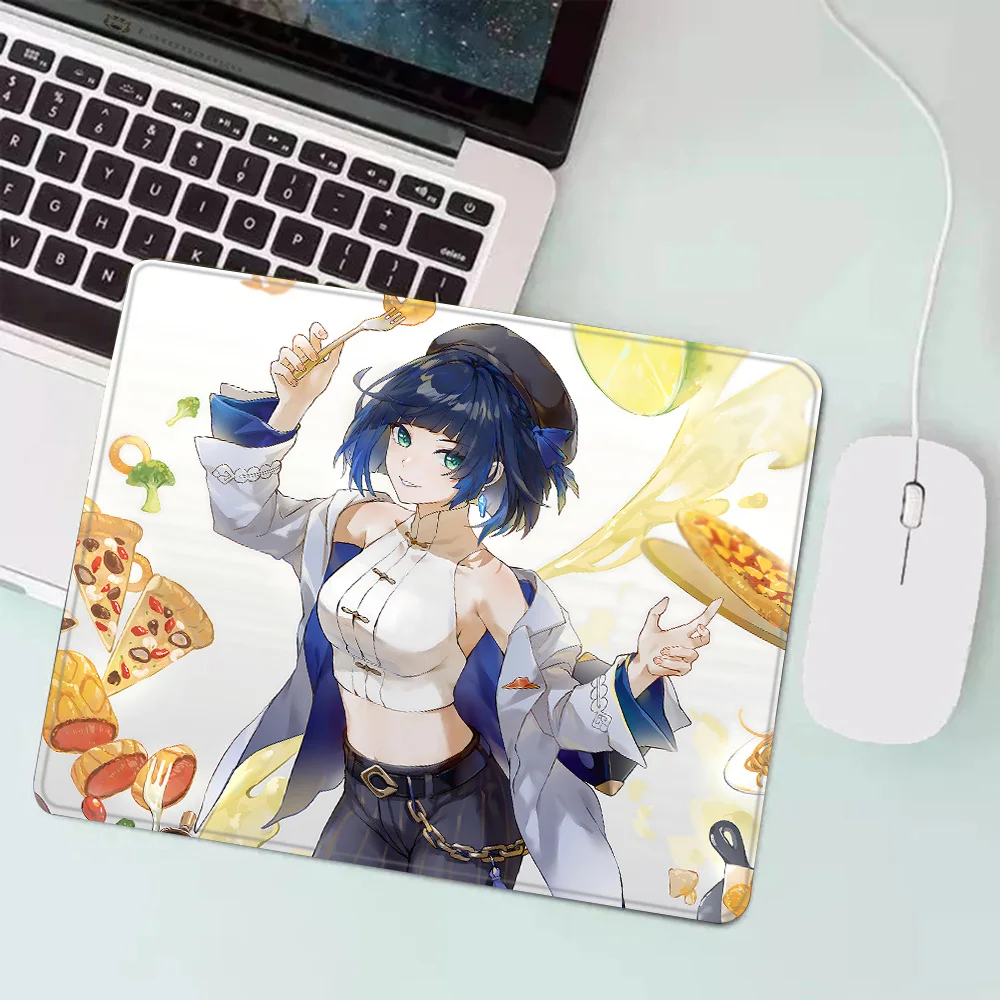 Yelan Genshin Impact Gaming Mouse Pad XS Small Mousepad For PC Gamer Desktop Decoration Office Mouse Mat Deskmat Rug