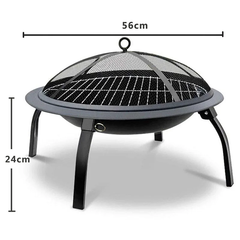 

Multi-purpose brazier BBQ heating stove, wood burning charcoal bbq stove, field household roasting stove