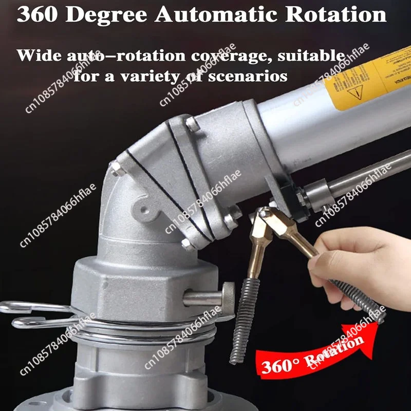 360° Vertical Swing Arm Spray Gun 50-80m Long Range Automatic Rotary Irrigation Sprayer