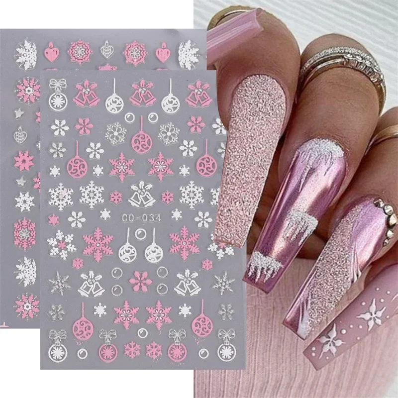 Nail Art Stickers Not Easy To Fall Off Elegant Manicure Accessories Unique Design Lovely Holiday Nails Nail Accessories