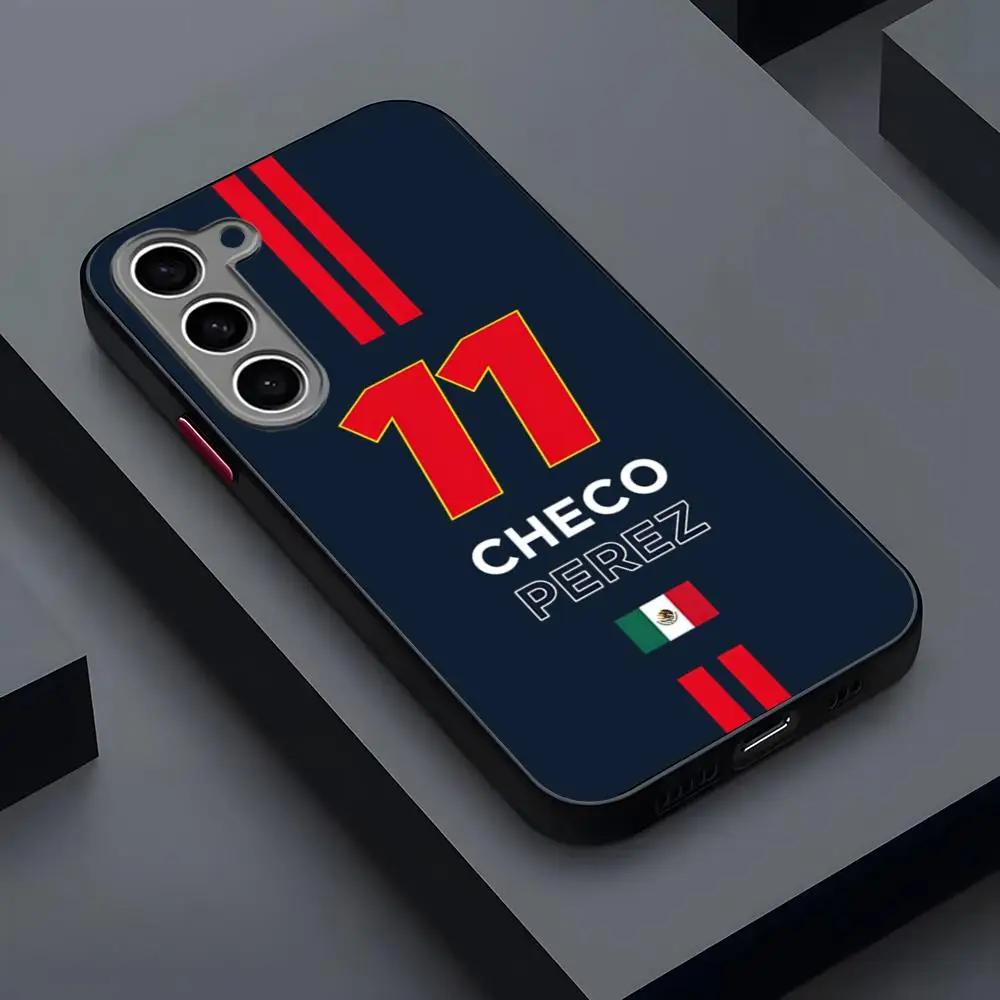 حافظة هاتف سيرجيو بيريز 11 شفافة غير لامعة لهاتف سامسونج S25Plus S21fe S22 FE S23 Ultra S24 Plus S25 غطاء خلفي فاخر #2