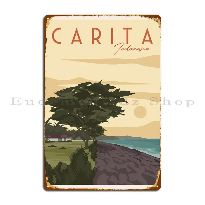Placa metálica del Parque Nacional Carita, Placas decorativas para garaje, Decoración de pared, Letrero de cine, Póster de cine