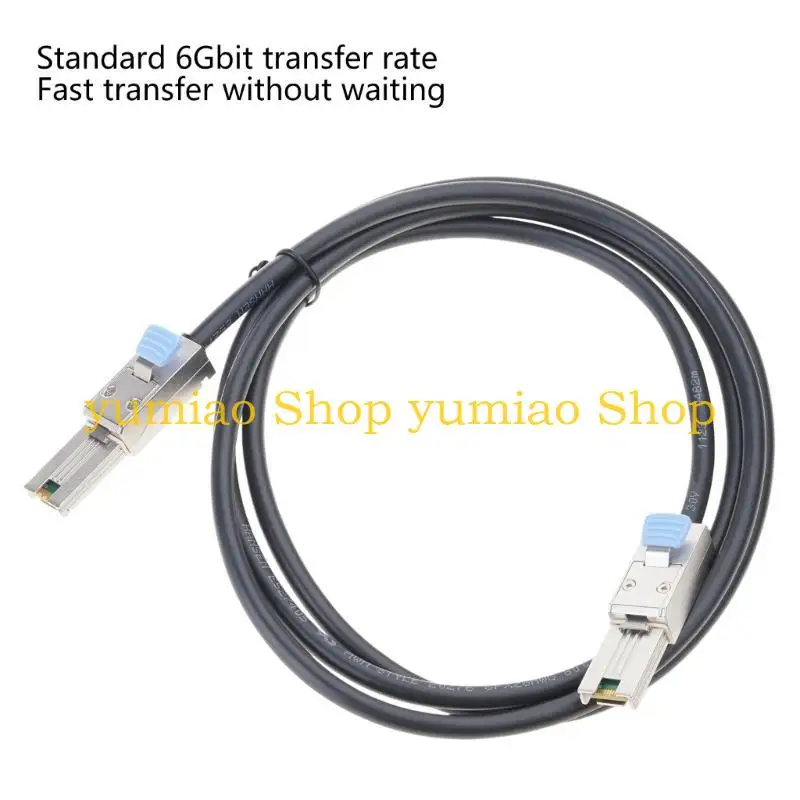 

587B 6G Внешний соединительный кабель MiniSAS, 26 контактов, от SFF 8088 до SFF 8088, 2 метра для центров обработки данных