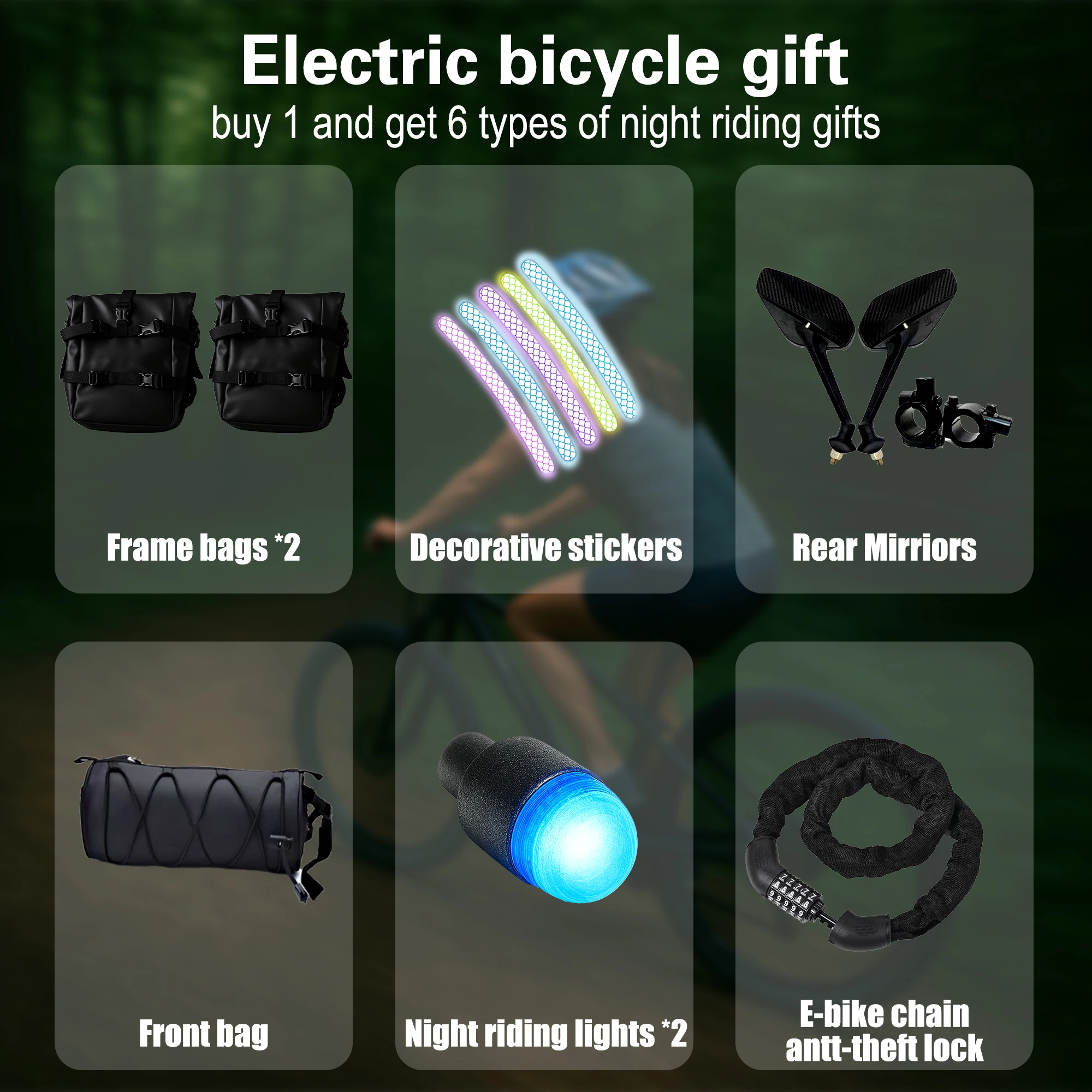 【1 año de garantía】BAOLUJIE M2 bicicleta eléctrica para adultos ebike 28mph bicicleta eléctrica de la suciedad 20 "bicicleta de montaña 2000W 60V25AH bicicleta eléctrica