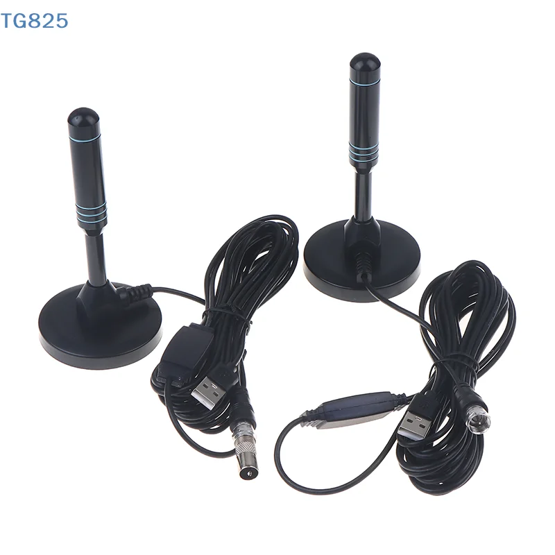 【AN】【AN】【AN】Digital TV Antenna With Signal Amplifier 480+ Miles Indoor Outdoor Antenna Magnetic Base VHF UHF Digital Aerial - view 6