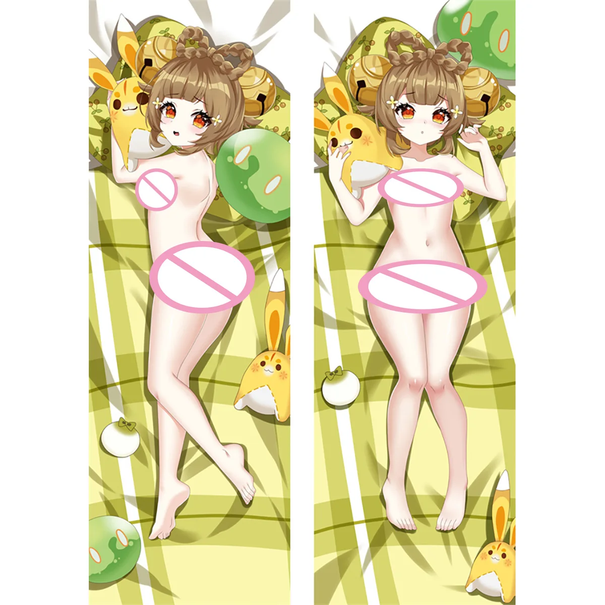 

Anime Yaoyao Genshin Impact Sexy Lovely Girl Throw Pillow Cover Hugging Body Pillowcase Otaku Bedding Dakimakura Pillow Case