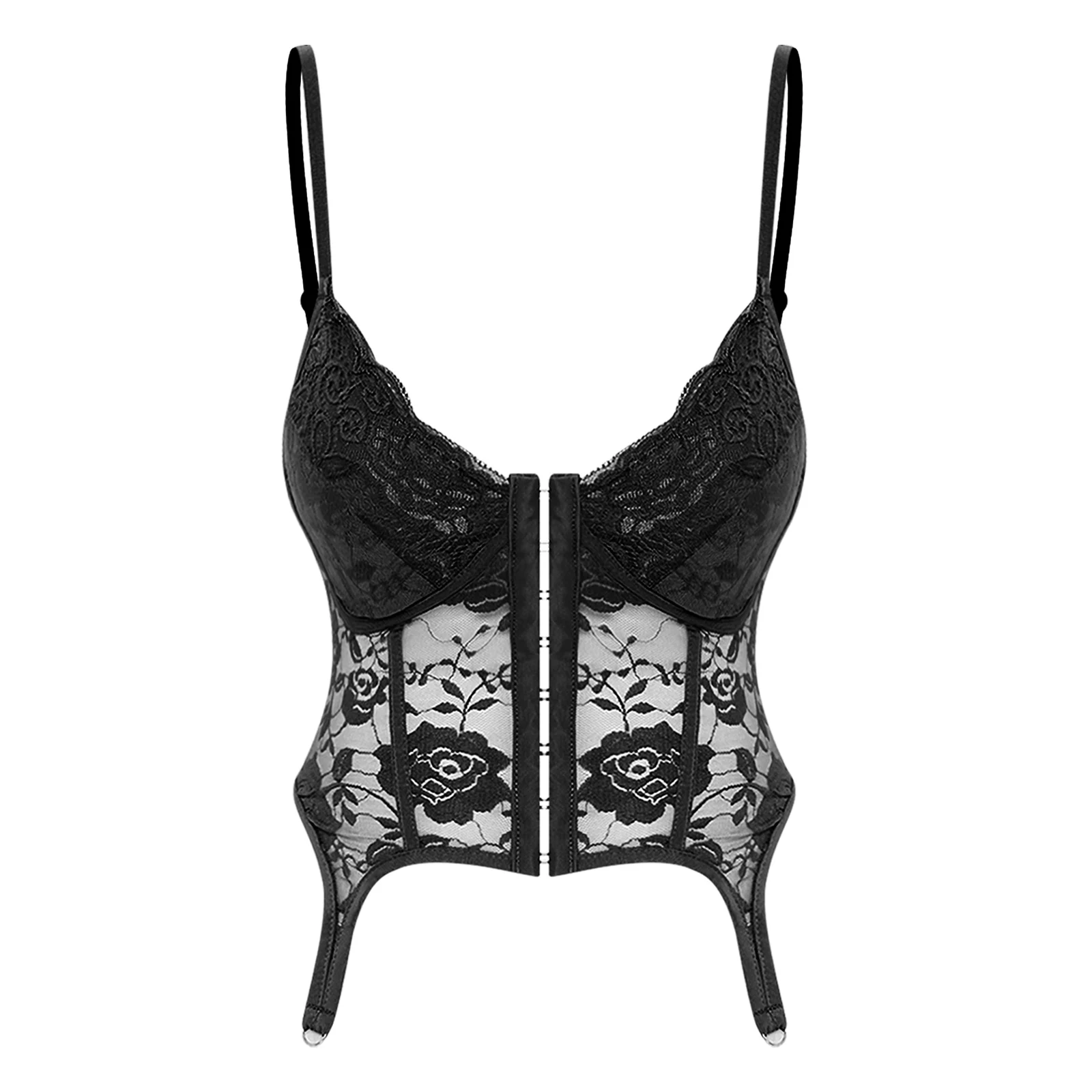 

Sexy Corset Army Victorian Vintage Vest Female Lace Up Tank Top Corset Punk Goth Clothing All-match Camiso Demi Bra Top Corselet