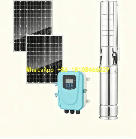 

1100W Solar Water Pump with Foldable Panel for Camping & Outdoor Emergency Water Supply Flow Rate11m3/h Well Depth /Head:67m