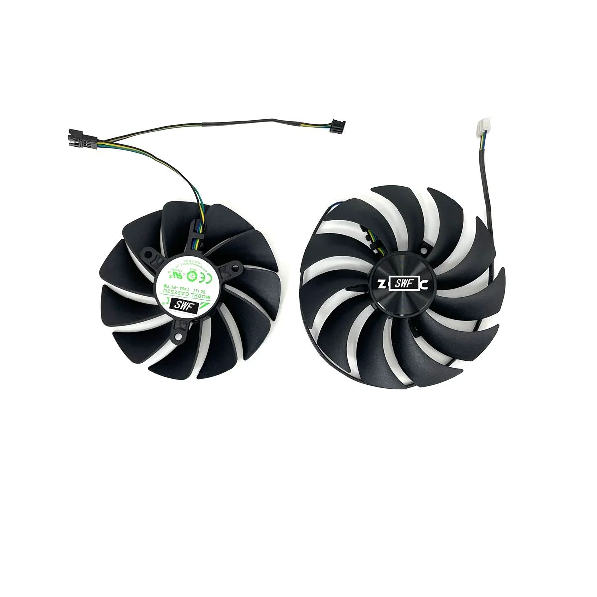 冷却ファン92s2u gfy09215m12spa 88mm 100mm,zotac rtx 3070 rtx 3070tiデュアルエッジグラフィックスカードクーラー用,新しい