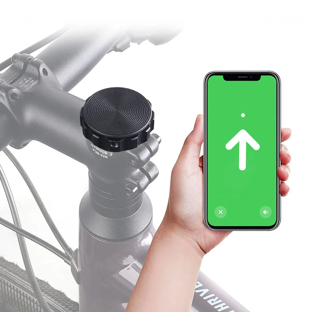 

Bicycle Tracker Mount Bracket Waterproof Bicycle Headset Cap Protective Case Cycling Headset Cap Cover for Airtag Storage