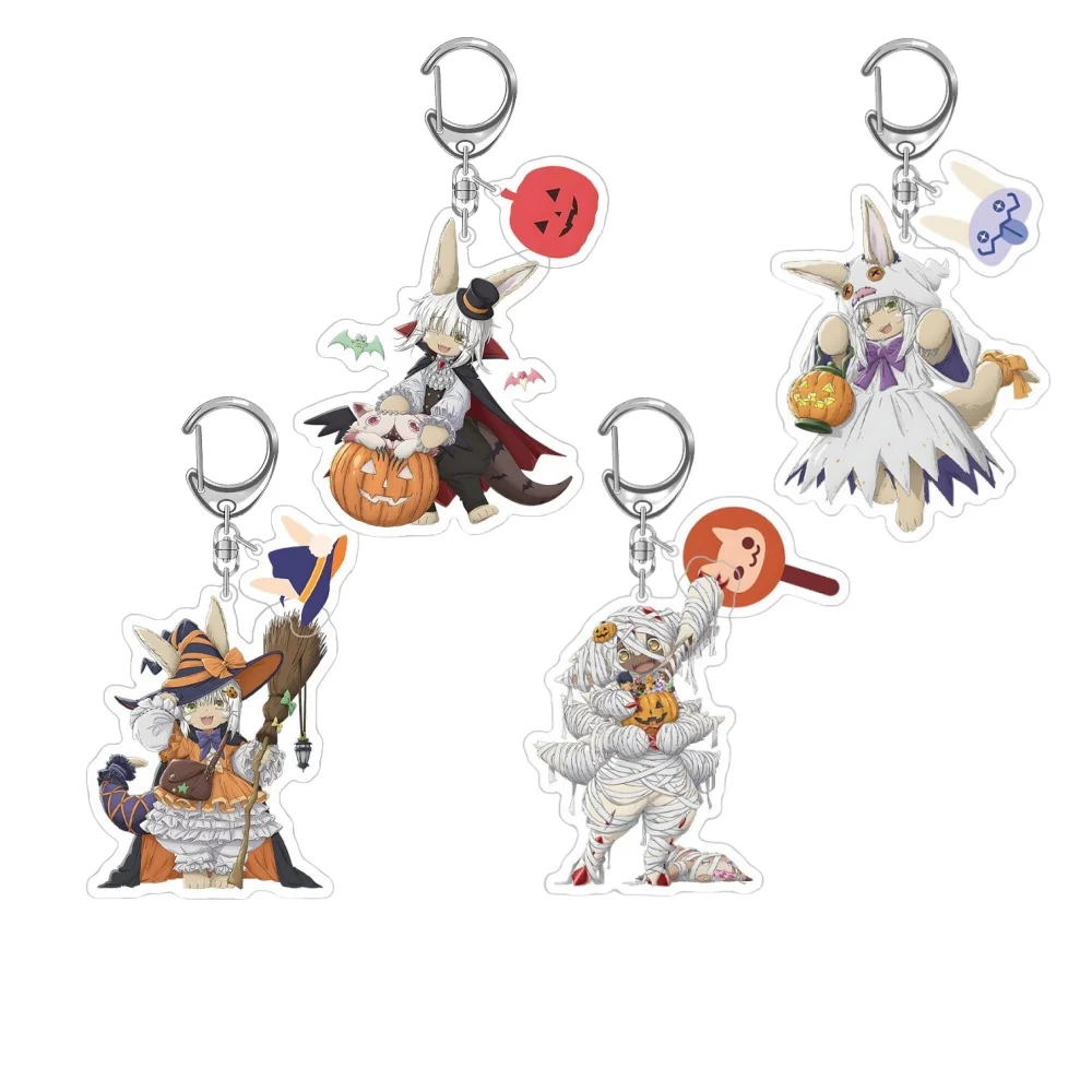 Guo Xiao Luo Anime la ciudad dorada del sol quemador Faputa Nanachi & Pot Mitty Drácula Nanachi fantasma Halloween colgante acrílico