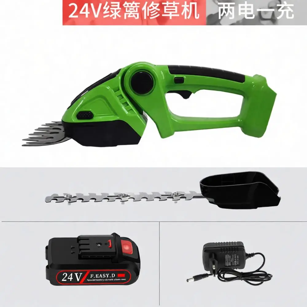 Portable Electric Hedge Trimmer Garden Grass Shear Rechargeable Pruning Tool For Shrub Bush Branch Maintenance