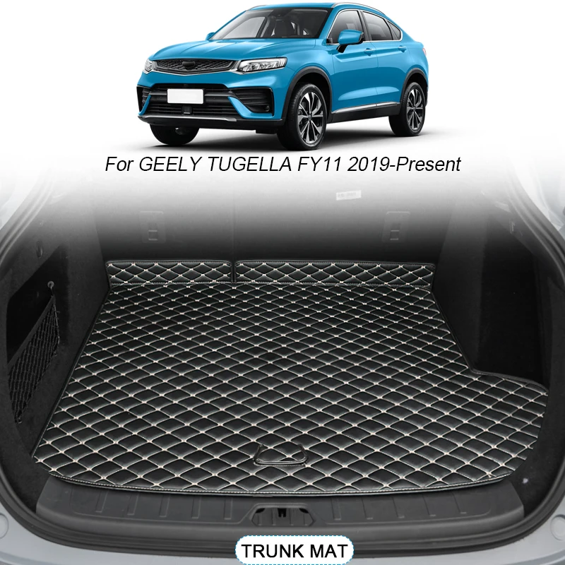 For GEELY Tugella FY11 2019-2025 Custom Car Trunk Main Mat Waterproof Anti Scratch Non-slip Protect Cover Internal Accessory