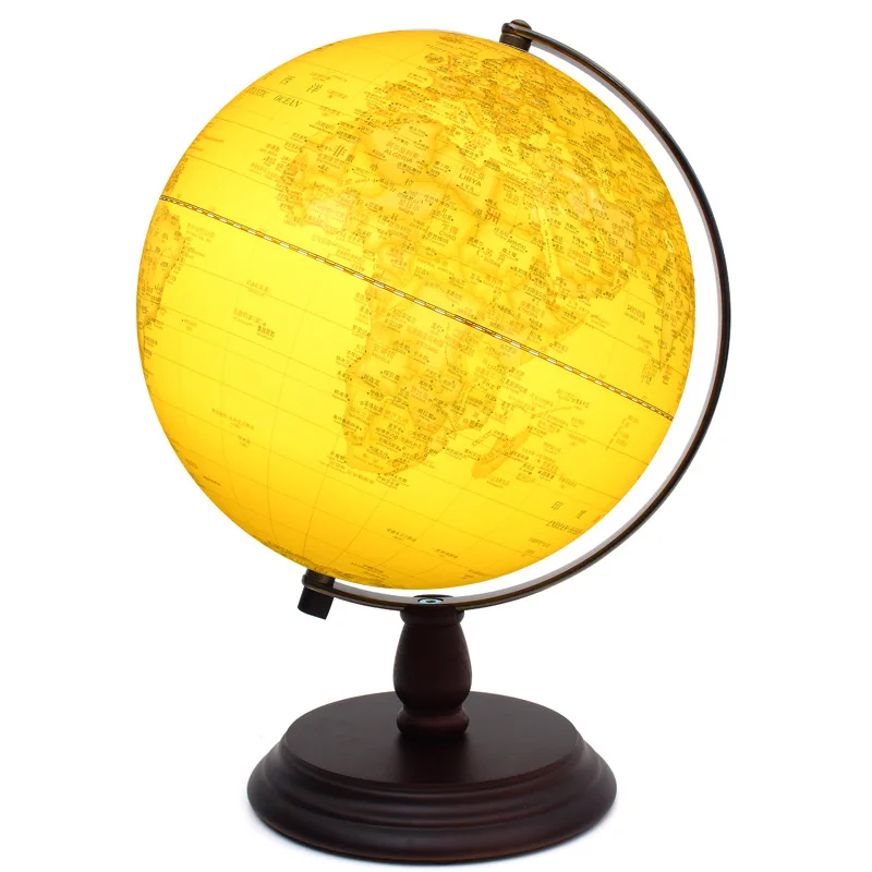 20CM three-dimensional satellite relief globe antique retro study ornament decorative