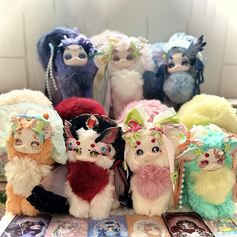 

Tutulong V5 Series Blind Box Cat Dragon Dark Forest Series Blindbox Fantastic Creatures Vinyl Plush Anime Doll Surprise Bag Toys
