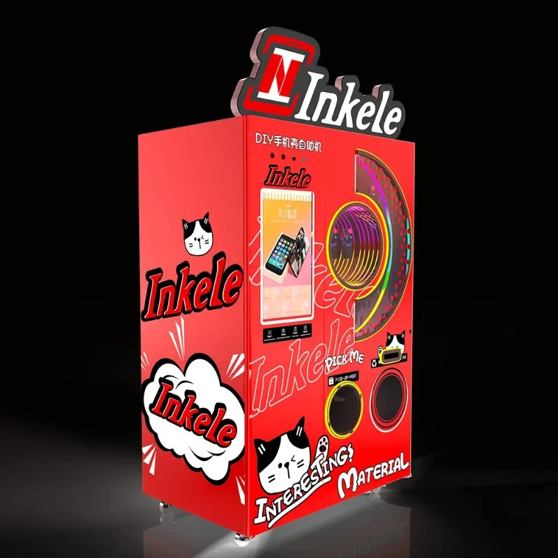 University Campus Quick Personalized Photo DIY Phone Case DIY Vending Machine for Students FL Customized