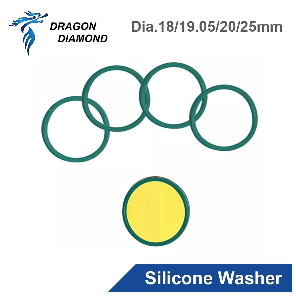 5Pcs/Lot Silicone Washer Laser Engraver 18mm 19.05mm 20mm 25mm For Protect CO2 Laser Focus Lens