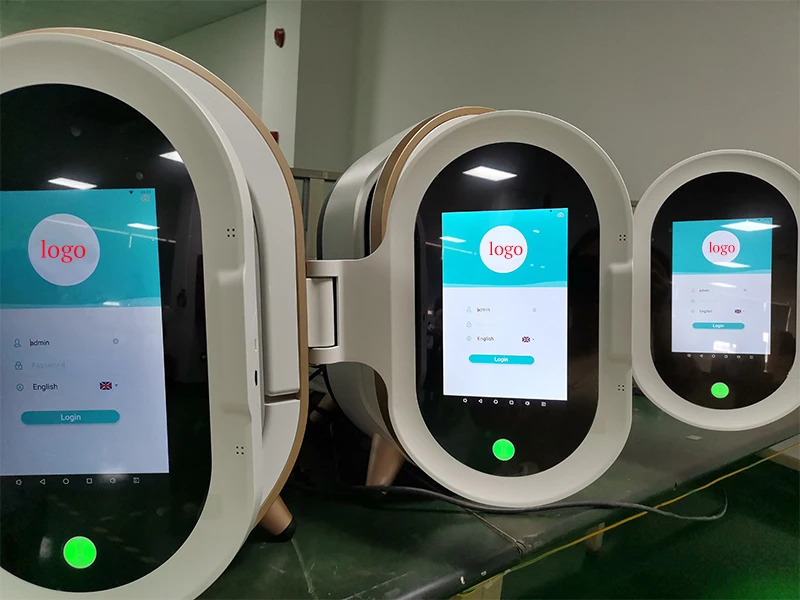 Software per l'analisi della pelle 3D Sistema digitale integrato Terapie di diagnosi facciale Attrezzatura per salone professionale-Analizzatore per scanner facciale