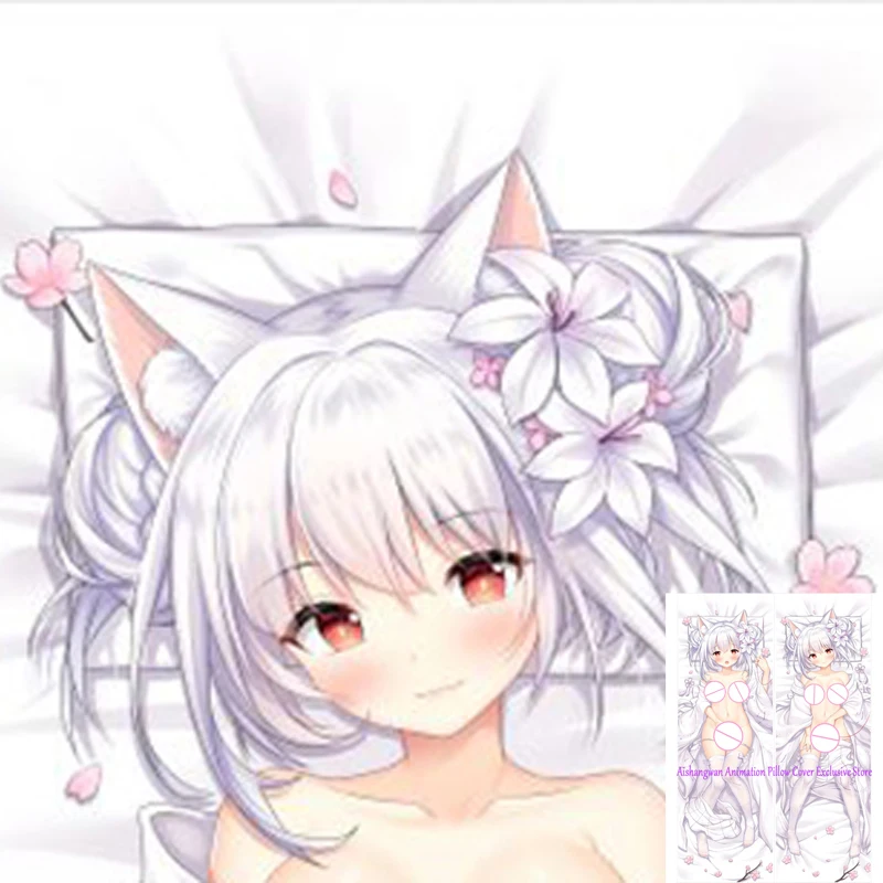 

Dakimakura Anime Pillow Cover Yukikaze Double Sided Print 2Way Bedding Festival Gifts Gifts