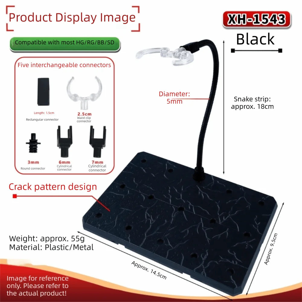 Snake Tube Bracket Action Figure Stand Durable PVC Display Stand Bracket Versatile Model Toy Bracket