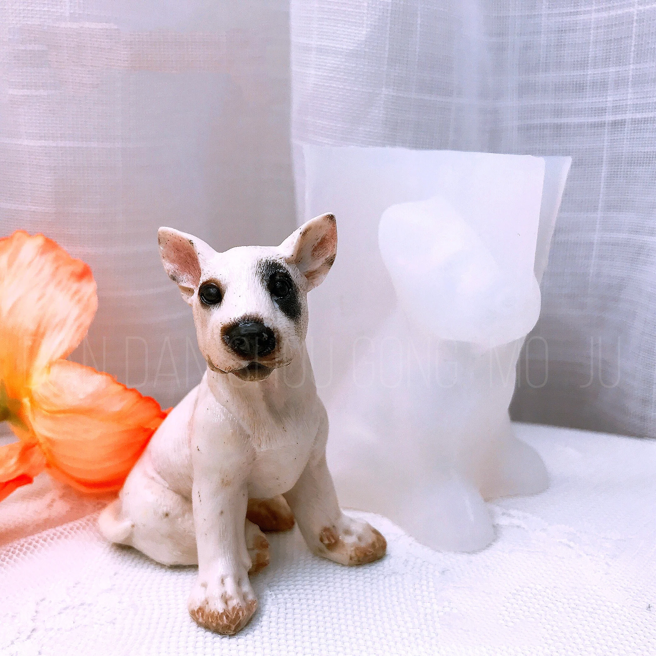 

Силиконовая форма для бульдога для поделок из смолы, многоразовая 3D скульптура домашнего животного, набор «сделай сам», настраиваемый домашний декор и памятные художественные аксессуары