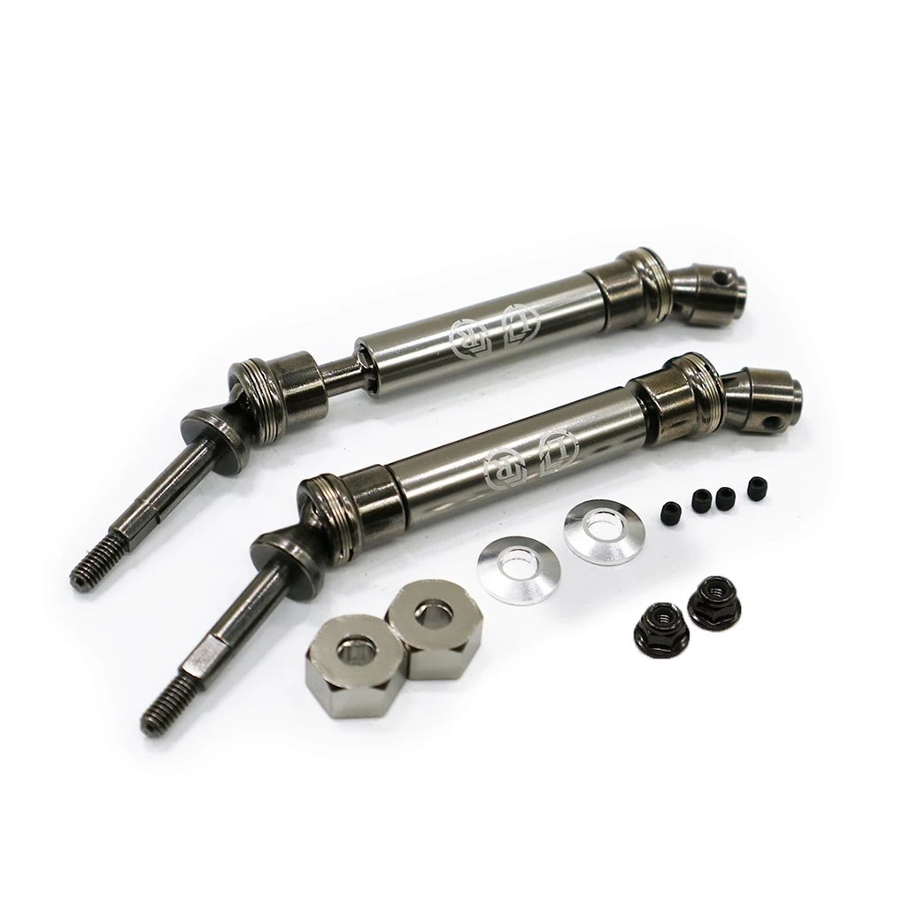 

2piece 1/10 Universal Drive Joint RC Upgrade Part Steel Spline Design Rc Universal Drive Joint For ECX AMP RC Car Part