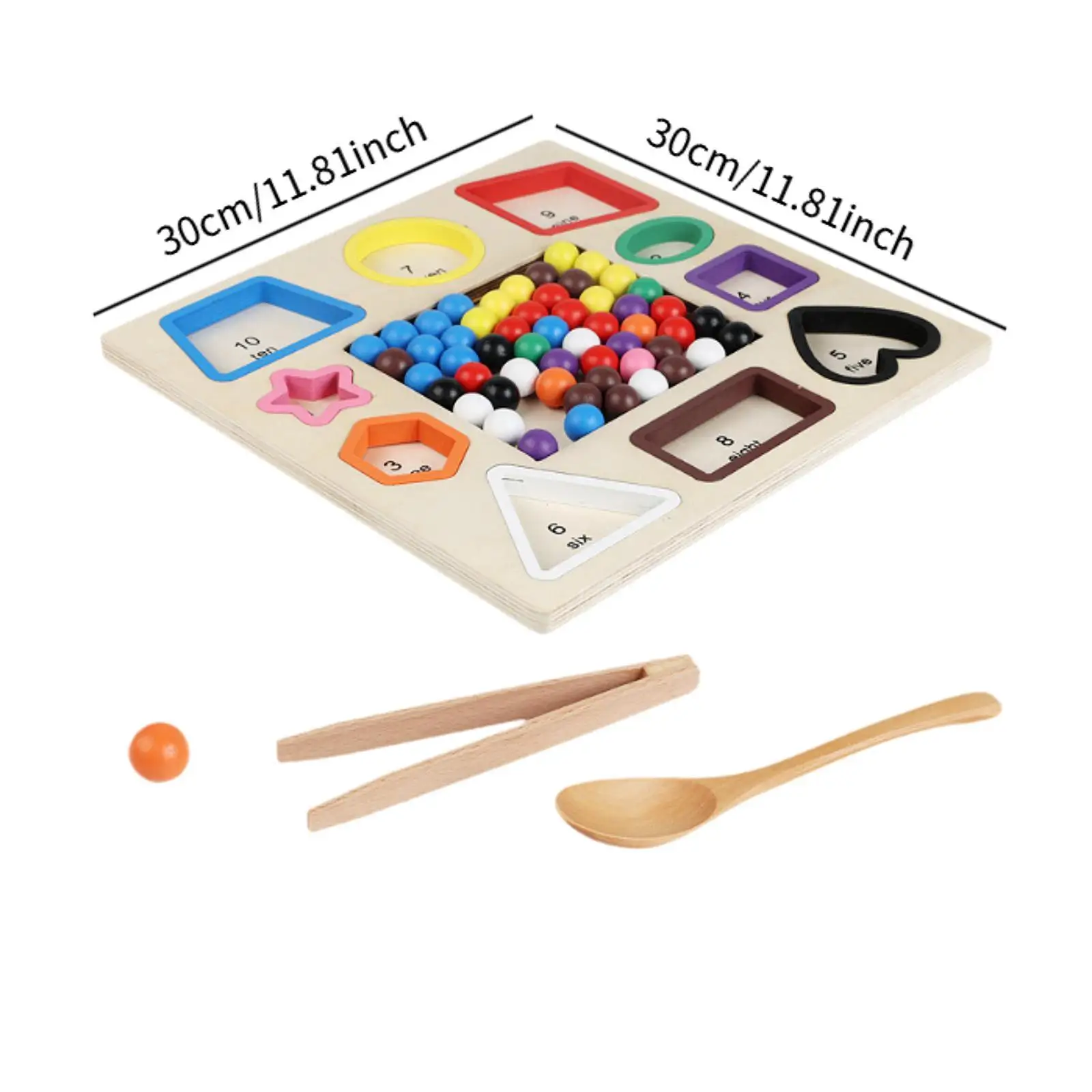 Giochi di smistamento dei colori Gioco da tavolo in legno Attività Puzzle Board Giocattoli per l'apprendimento precoce Giocattoli di abbinamento dei colori per età 3+ Regalo di compleanno