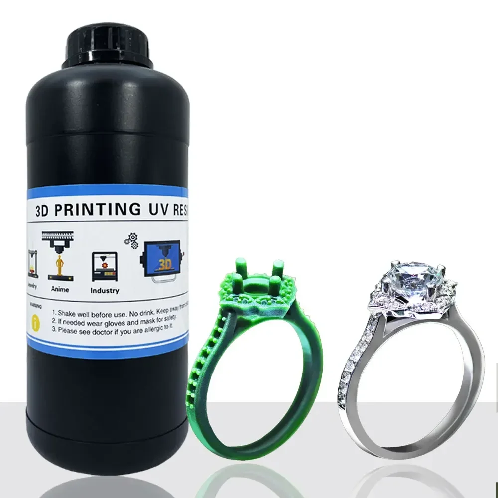Professional Easy Casting 60% Wax Jewelry 3D Resins for LCD DLP 3D Printer /500g 1000g