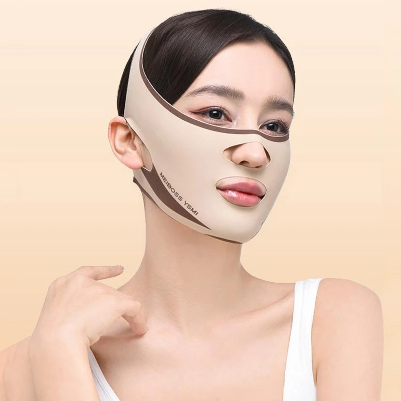 Mento guancia fasciatura dimagrante forma a V V linea maschera di sollevamento Lifting del viso fascia antirughe fascia per dormire maschera di bellezza salute