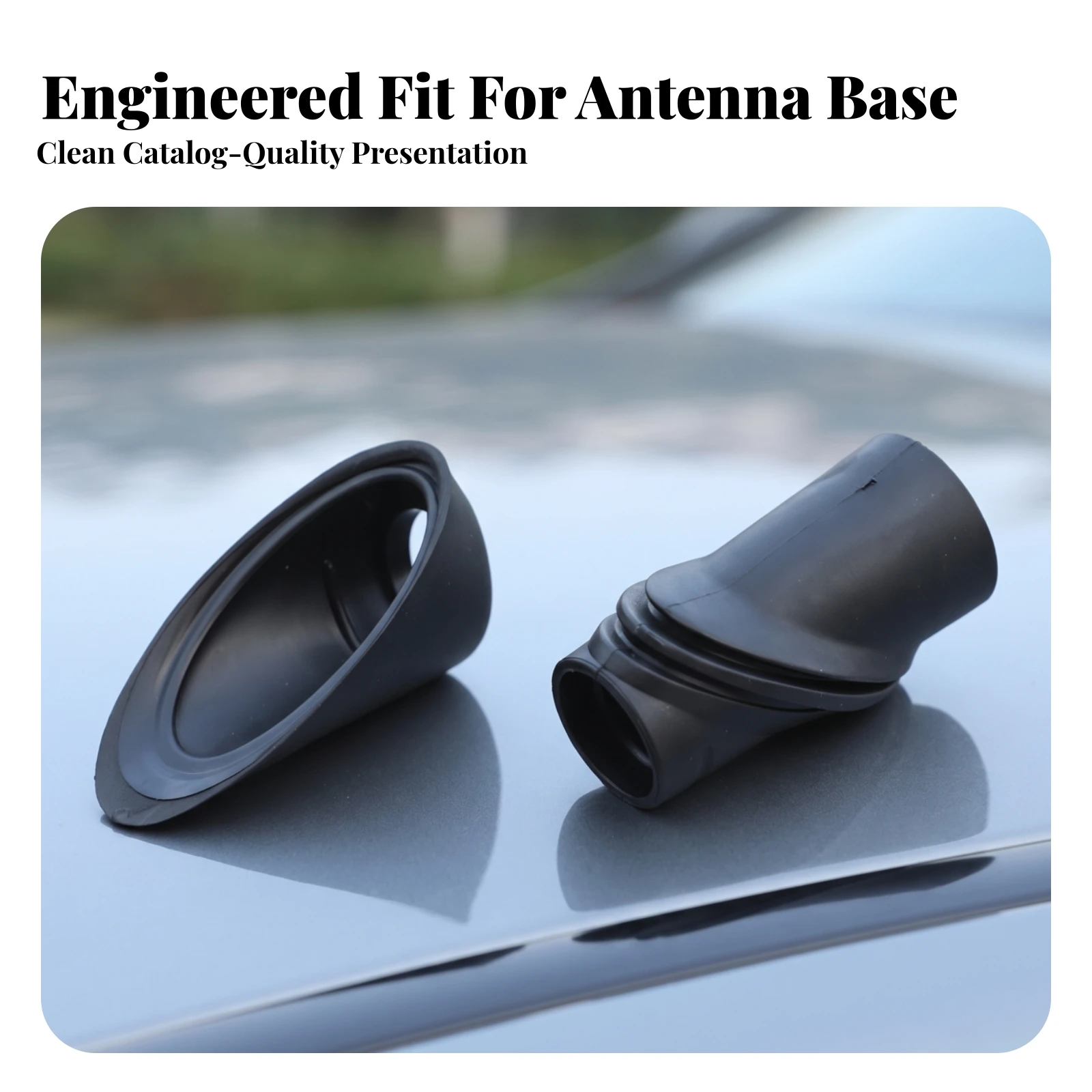 Antenna Base Rubber Seal Easy to Install Antenna Base Seal Molded Tapered for Mechanics