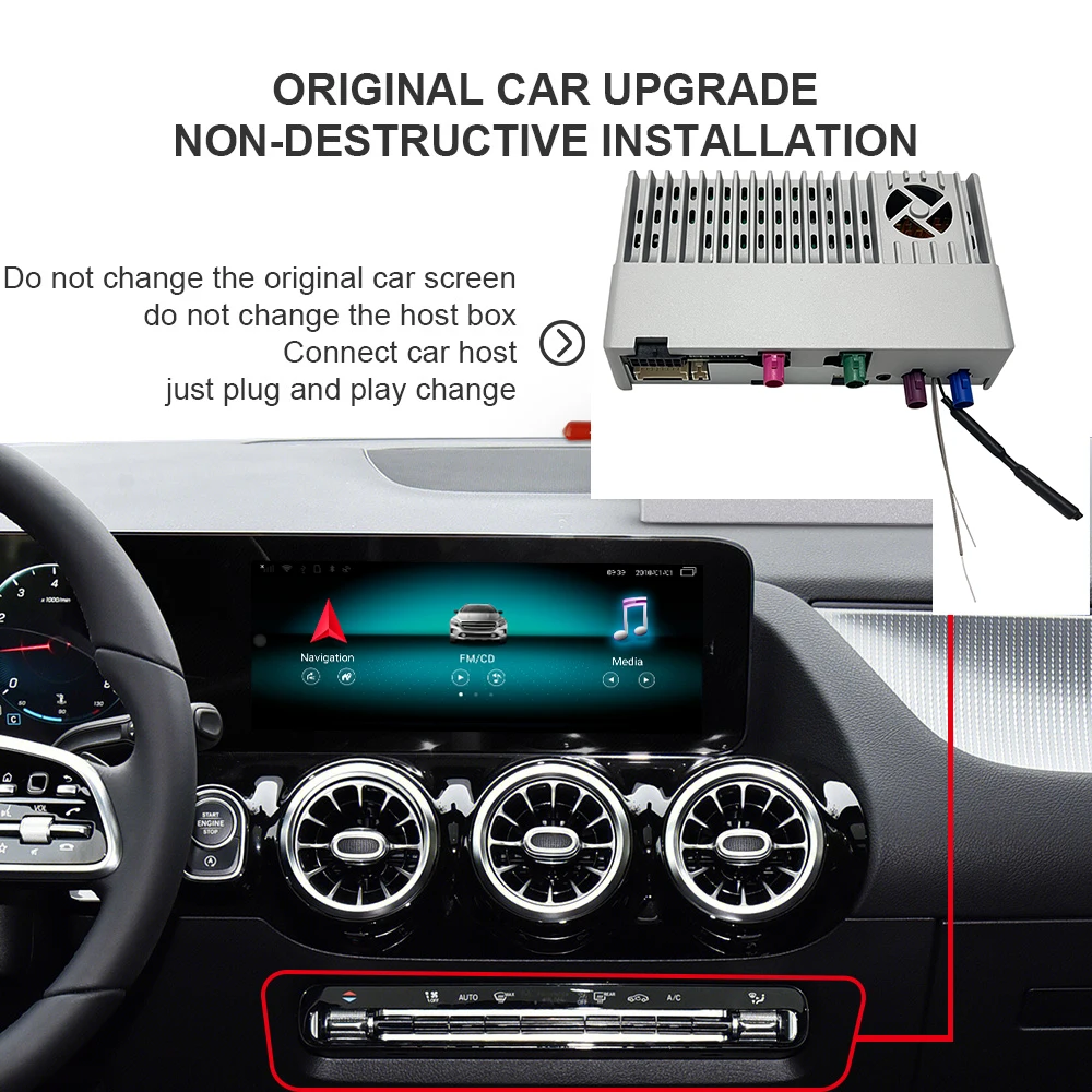 Hualingan android13 CarPlay adapter for Mercedes 10.2 