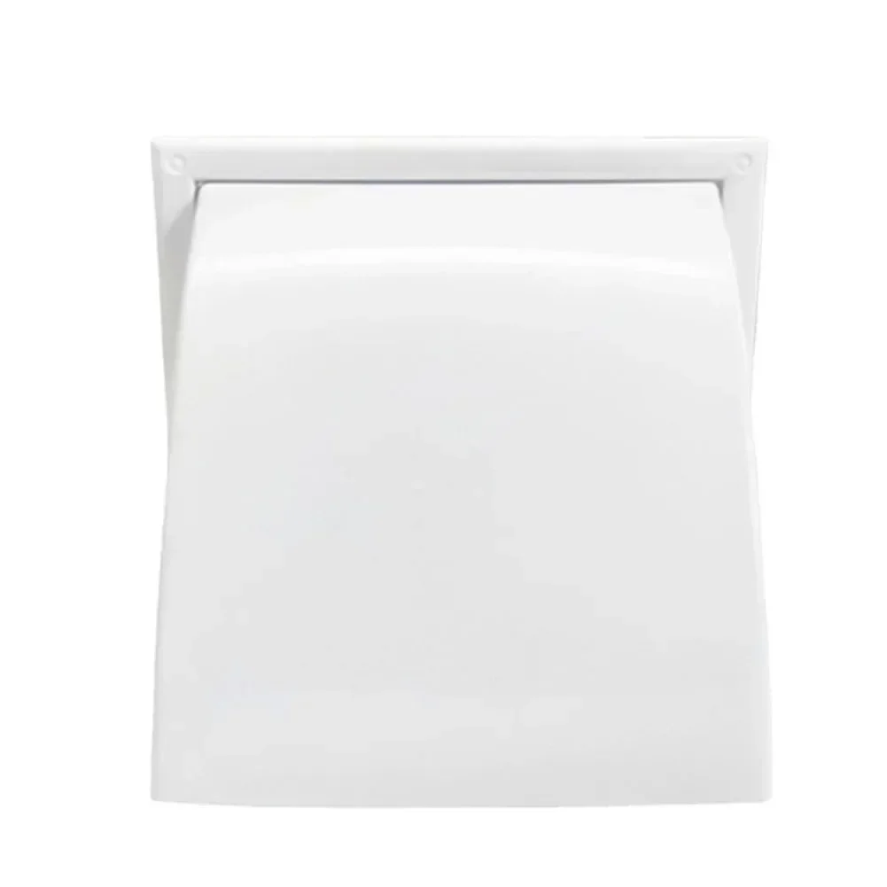 Duct Air Outlet Air Outlet Spring-less White Windproof Exterior Wall Exhaust Outlet ABS Duct Covers Vent Grilles
