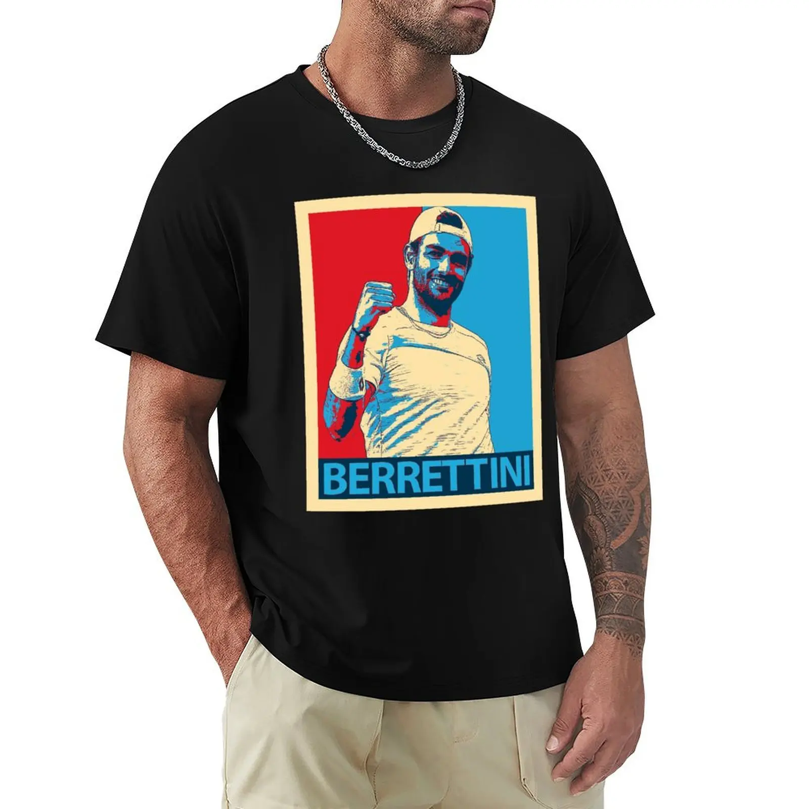 Футболка Matteo Berrettini, повседневная футболка для ежедневной носки