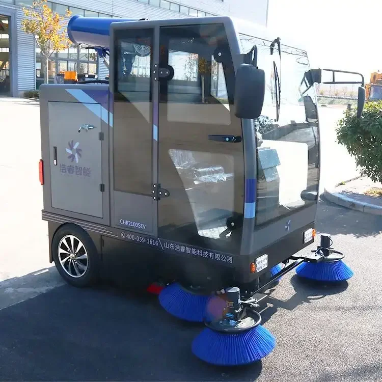Quiet Electric Motor Industrial Ride on Sweeper Sweeper Ride on Ideal for Noise Sensitive Areas Like Shopping Centers