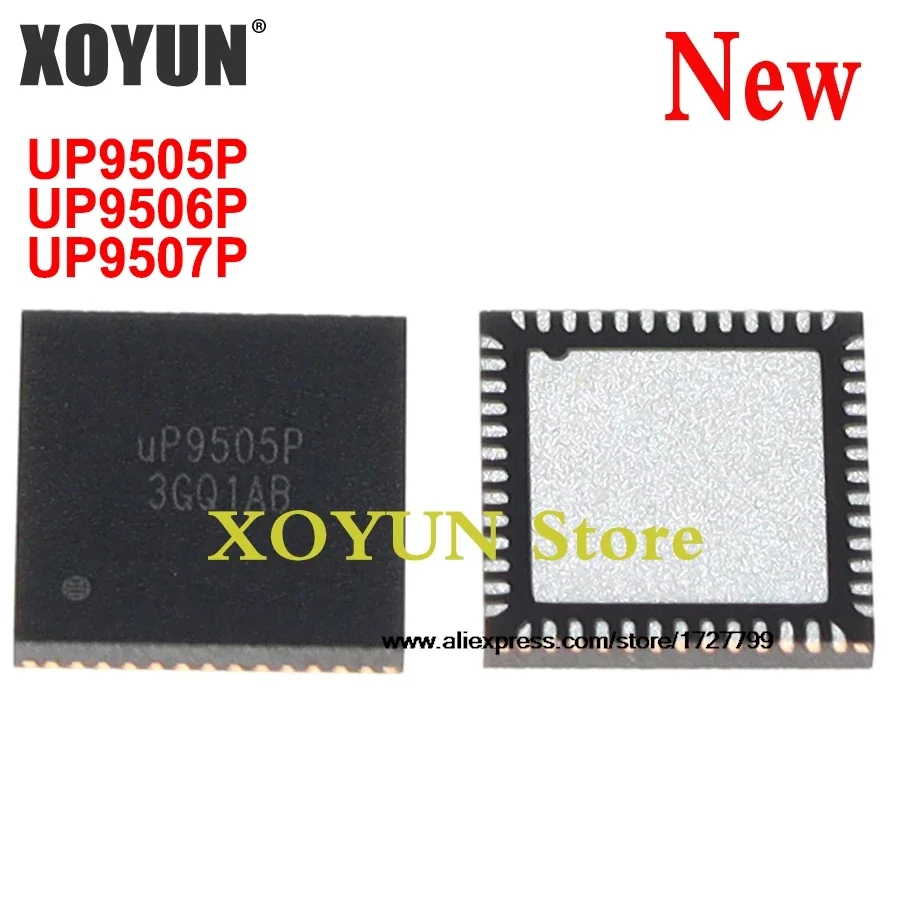 100% QFN 칩셋, UP9505P, UP9506P, UP9505P, UP9505S, UP9505PQAG, UP9506PQGZ, UP9507PQGZ, UP9505SQGW, 1 개, 신제품