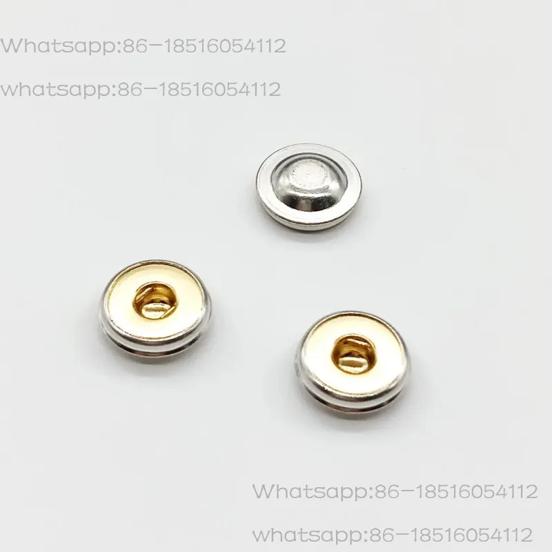4.0mm electrode female button heart computer electrical detector lead wire button PCB welding injection molded wire button