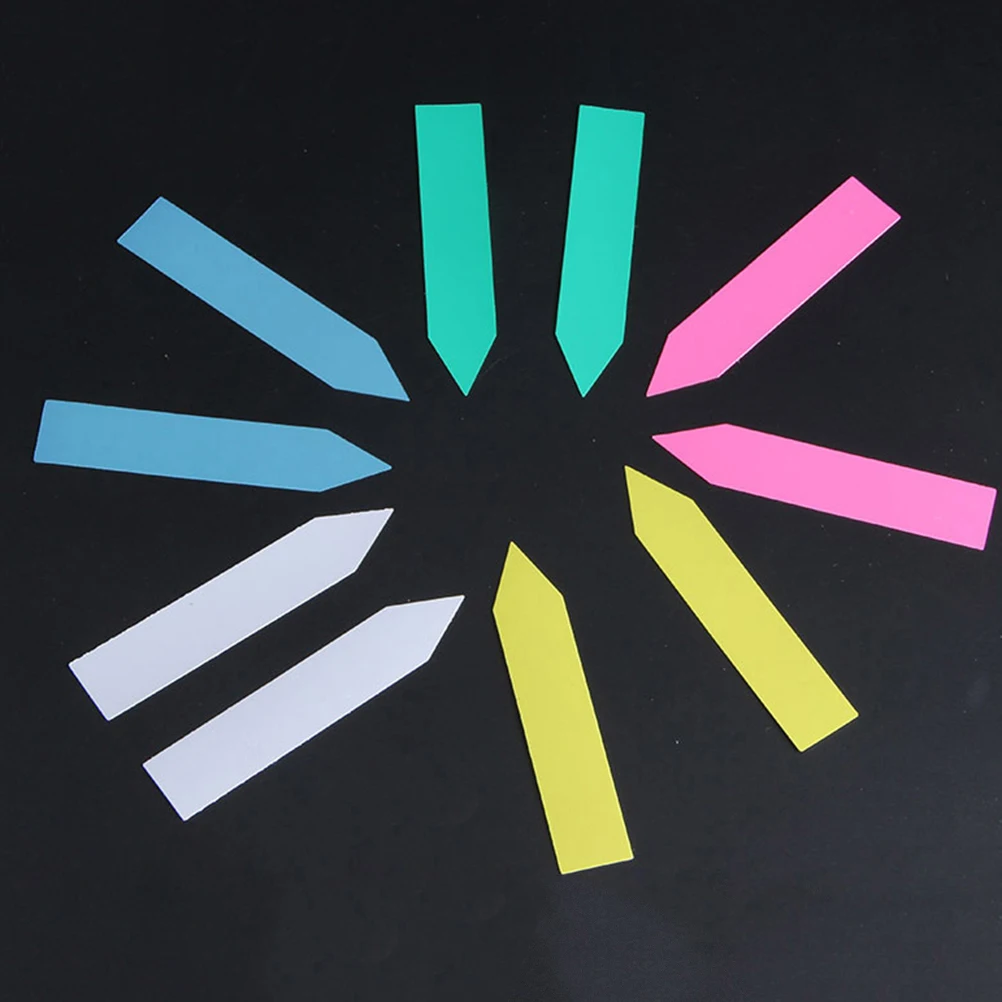 

500pcs 10x2cm Waterproof Plastic Plant Tags for Garden Nursery Labels Outdoor Plant Markers Stakes Printable Lables