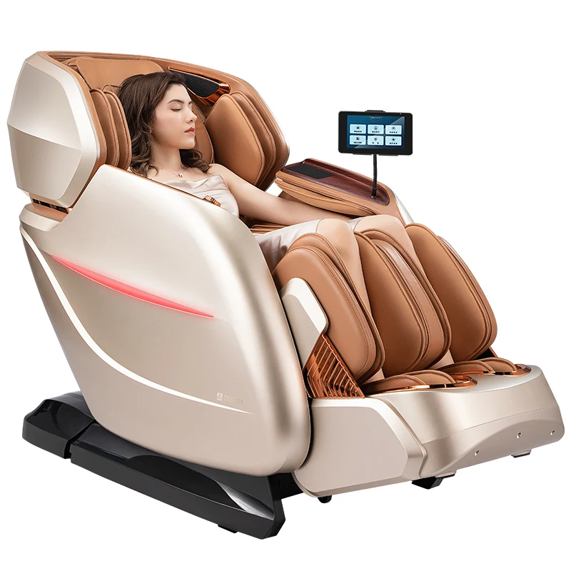 Coolfull Flagship 4D Massage Chair 2 Level Zero Gravity Graphene Heating Foot Massage Luxury Gift for Family