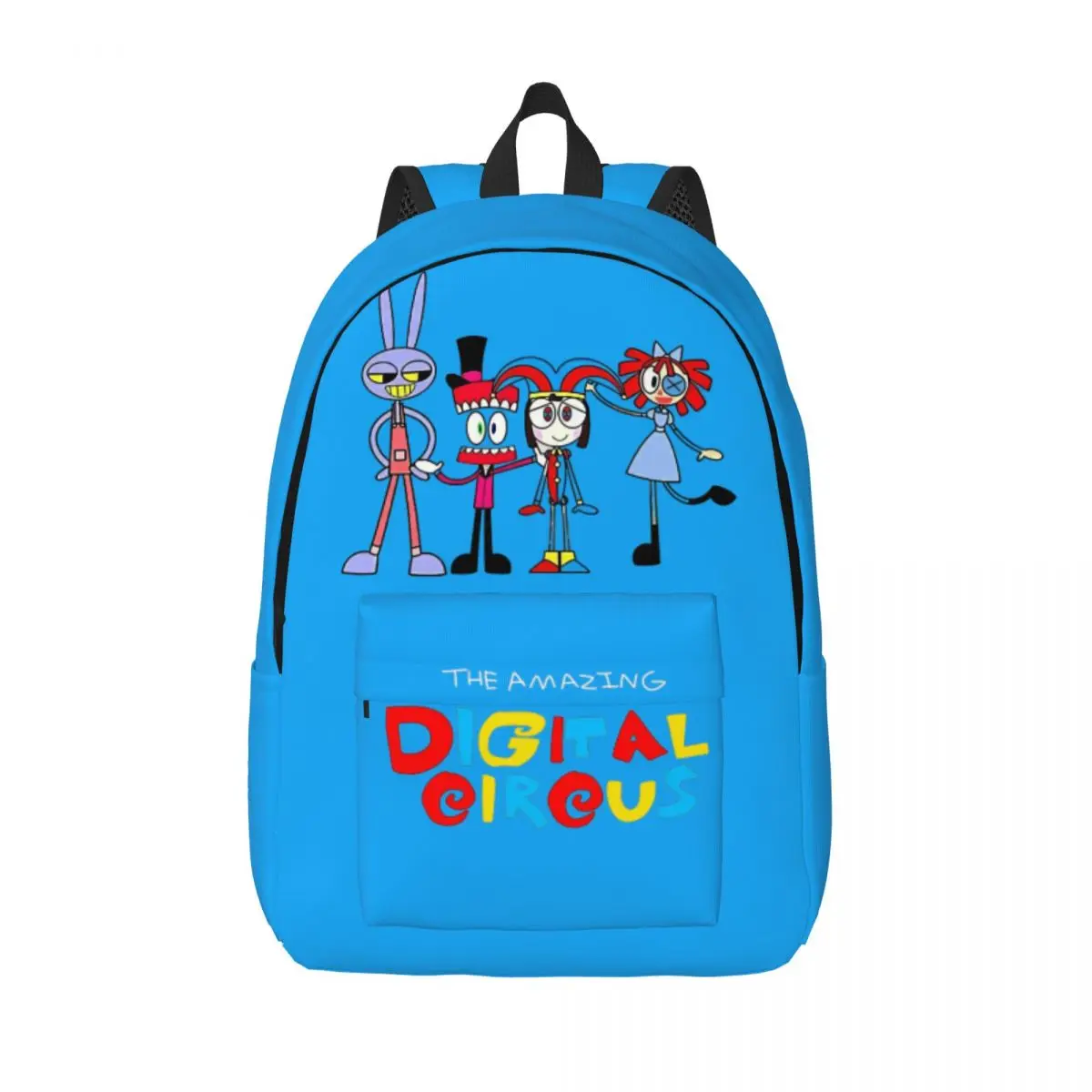 The Amazing Digital Circus Backpack for Kindergarten Primary School Student Pomni Jax Bookbag Boy Girl Kids Daypack Hiking