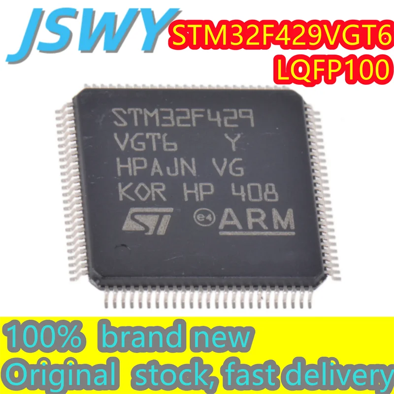 (1/40 pieces) STM32F429VGT6 STM32F429 LQFP-100 ARM Cortex-M4 32-bit microcontroller-MCU New original spot fast delivery