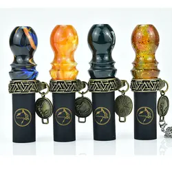 Hookah Mouthpieces Hookah Sheesha Resin Chicha Narguile Shisha Accessories Silicone Hang Rope Strap Water Pipe Mouth Tips