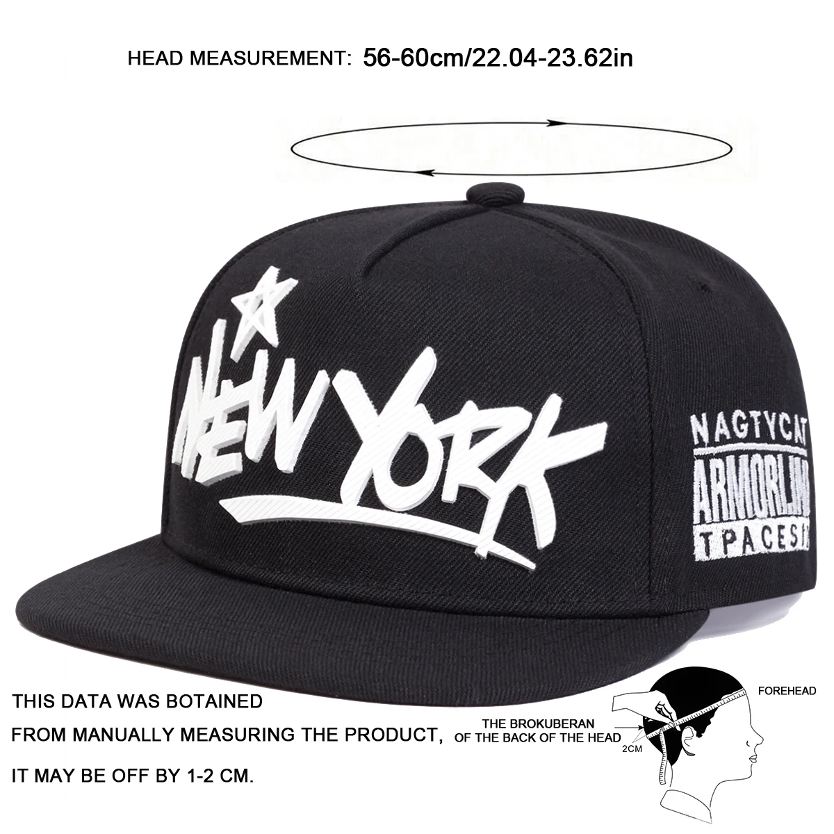 Unisex NEW YOR Letter Print Hip-hop Hats Fashion Spring Autumn Outdoor Adjustable Casual Baseball Caps Sunscreen Hat