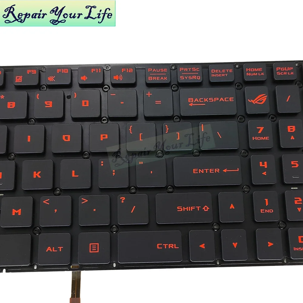 US RU Backlit Keyboard For ASUS ROG GL502 GL502VT GL502VM GL502VS GL502VMK GL502VSK GL502VY Russian English Turkish Keyboards