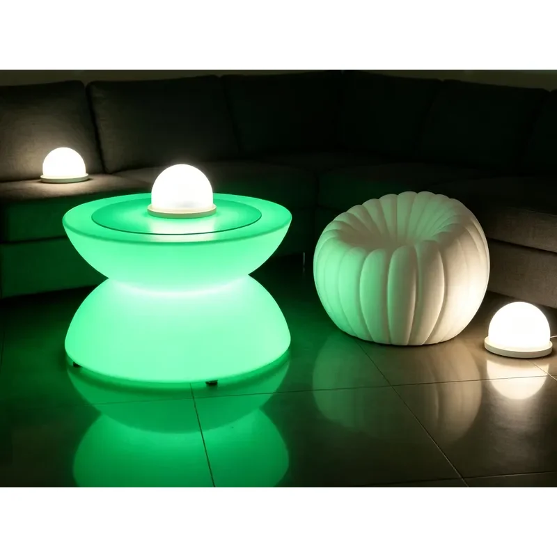 Wireless LED Furniture Light IP68 Waterproof 16 Color Changing Rechargeable Battery Lamp for Bar Club Home Decor Outdoor Use